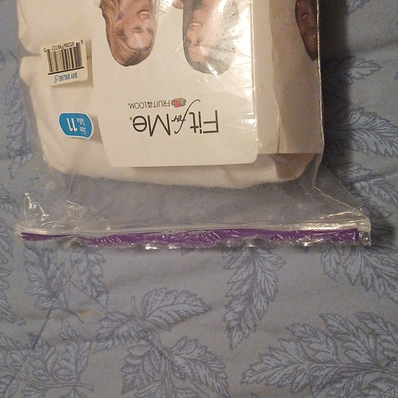 Fruit of the Loom Fit for Me Women's White Cotton Briefs Quantity 4 - Picture 6 of 6